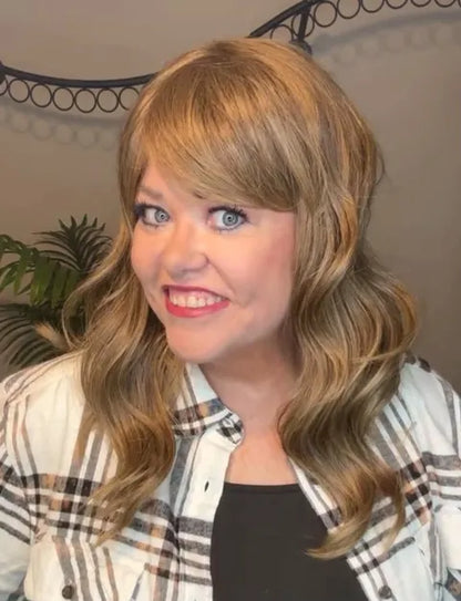 SIMONE W2817 HS FULL MACHINE CAP LUXURY WIG LW4