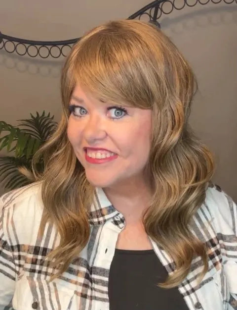 SIMONE W2817 HS FULL MACHINE CAP LUXURY WIG LW4