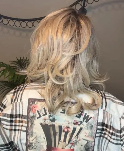 SAHARA SMOKING HOT BLOND FULL MONO LUXURY WIG LW4