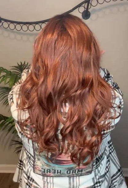 SOPHIA CINNAMON SPICE HS PARTIAL MONO LUXURY WIG LW4