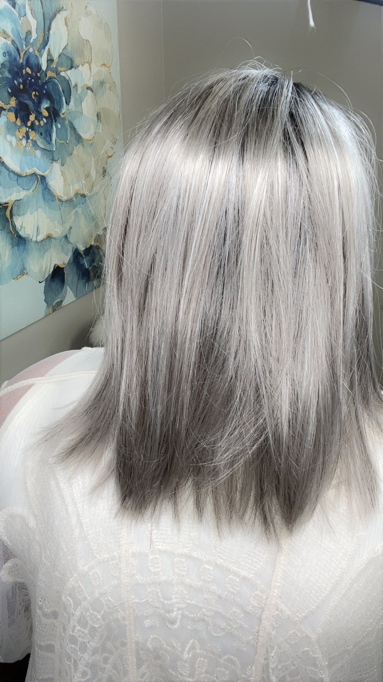 Tess Smoked Silver Cream NHS Signature Luxury Wig LW3 LC1