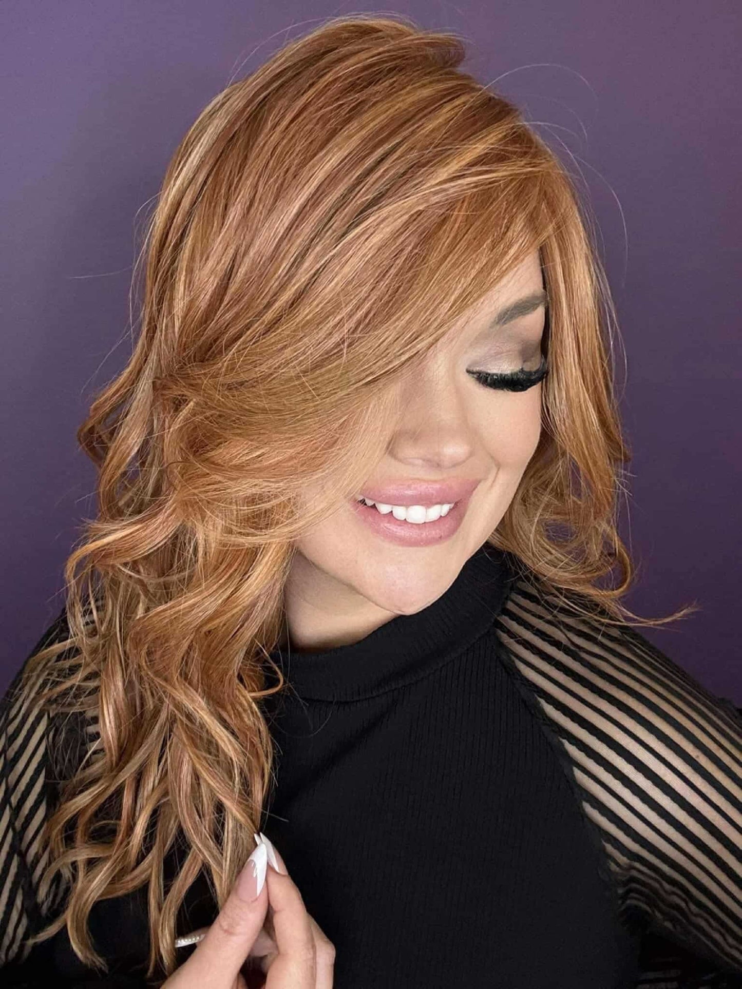 Natasha Strawberry Blonde HS Comfort Luxury Wig LW3 CV1