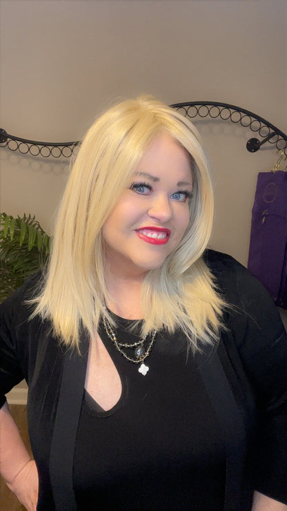 INFINITE LOVE CHAMPAGNE BLONDE NON ROOTED HS NWT Luxury Wig by SBS TN1 AC1