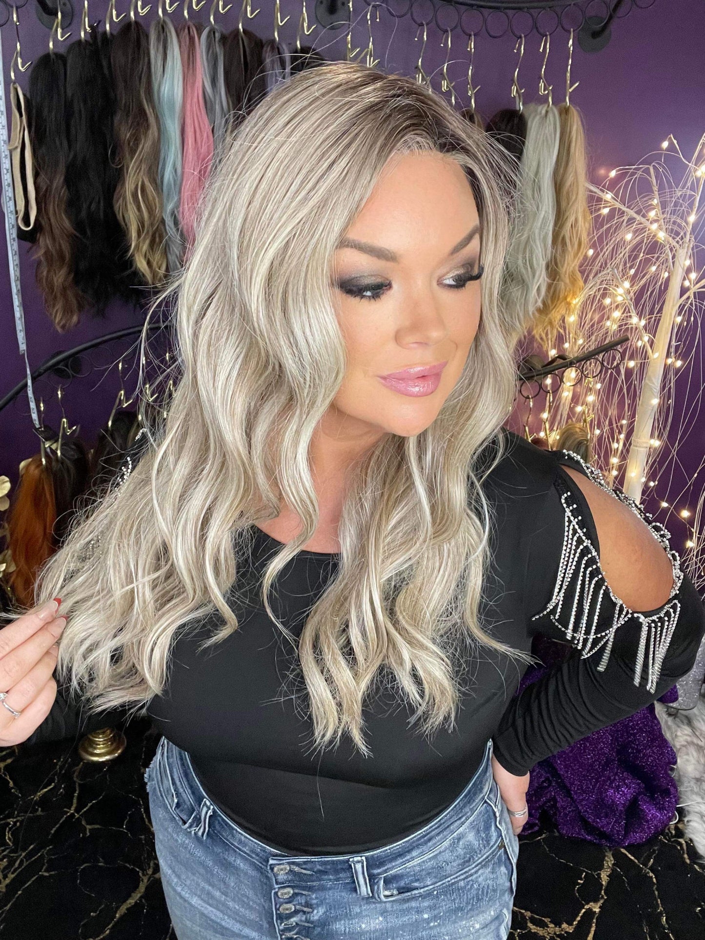 Elliana Non-Rooted Smoking Hot Blonde HS NWT Standard Luxury Wig VA1-AC1