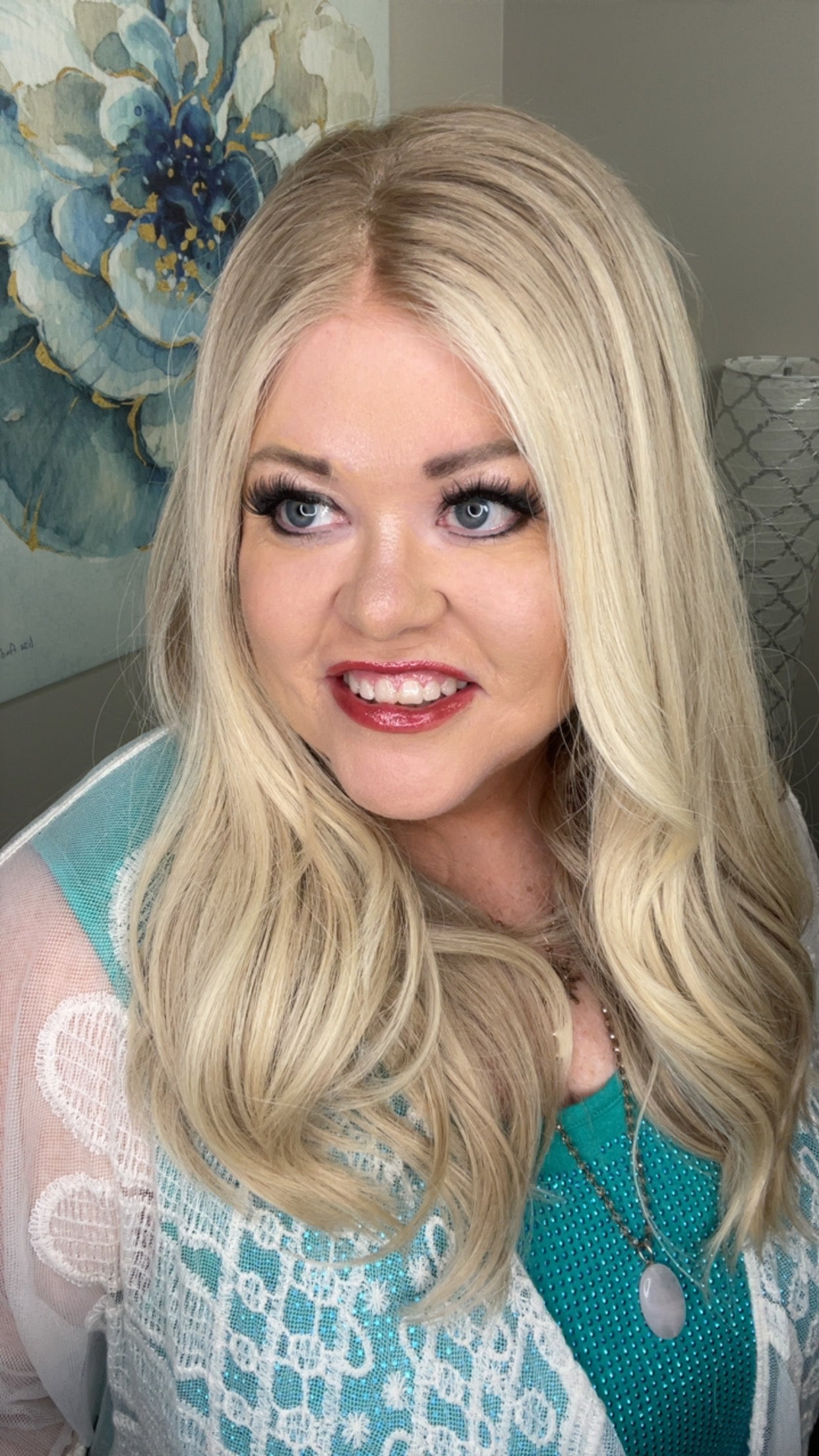 MIKAYLA HUMAN HAIR WIG 24" HAND TIED WITH GRIP LW3-AC1
