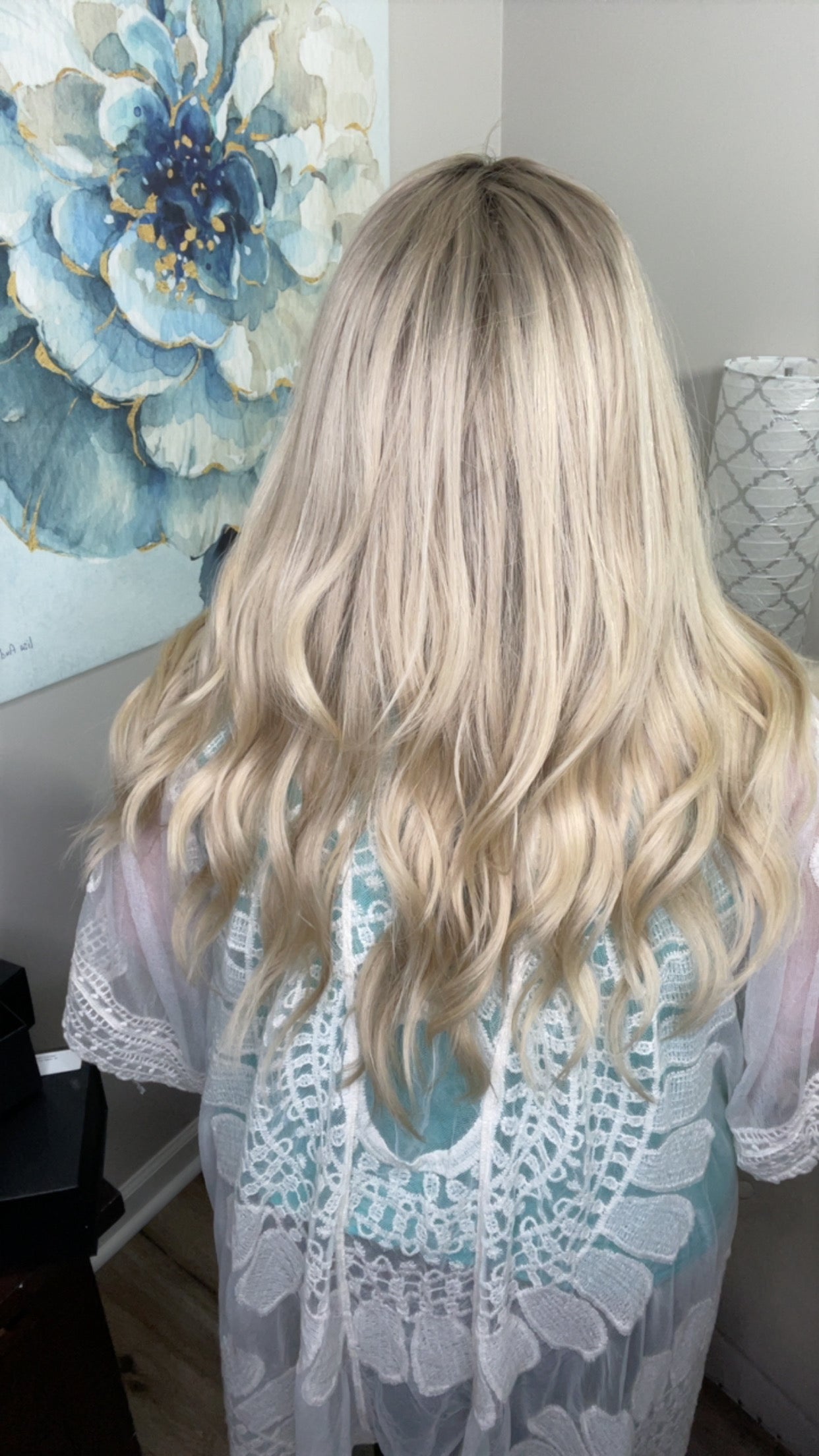 CHRISTY HUMAN HAIR WIG 28" WITH GRIP CAP LW3-AC1