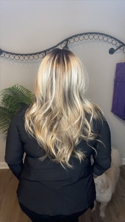 Tiana Crystal Cream NWOT HS Swiss Luxe Wig NW3
