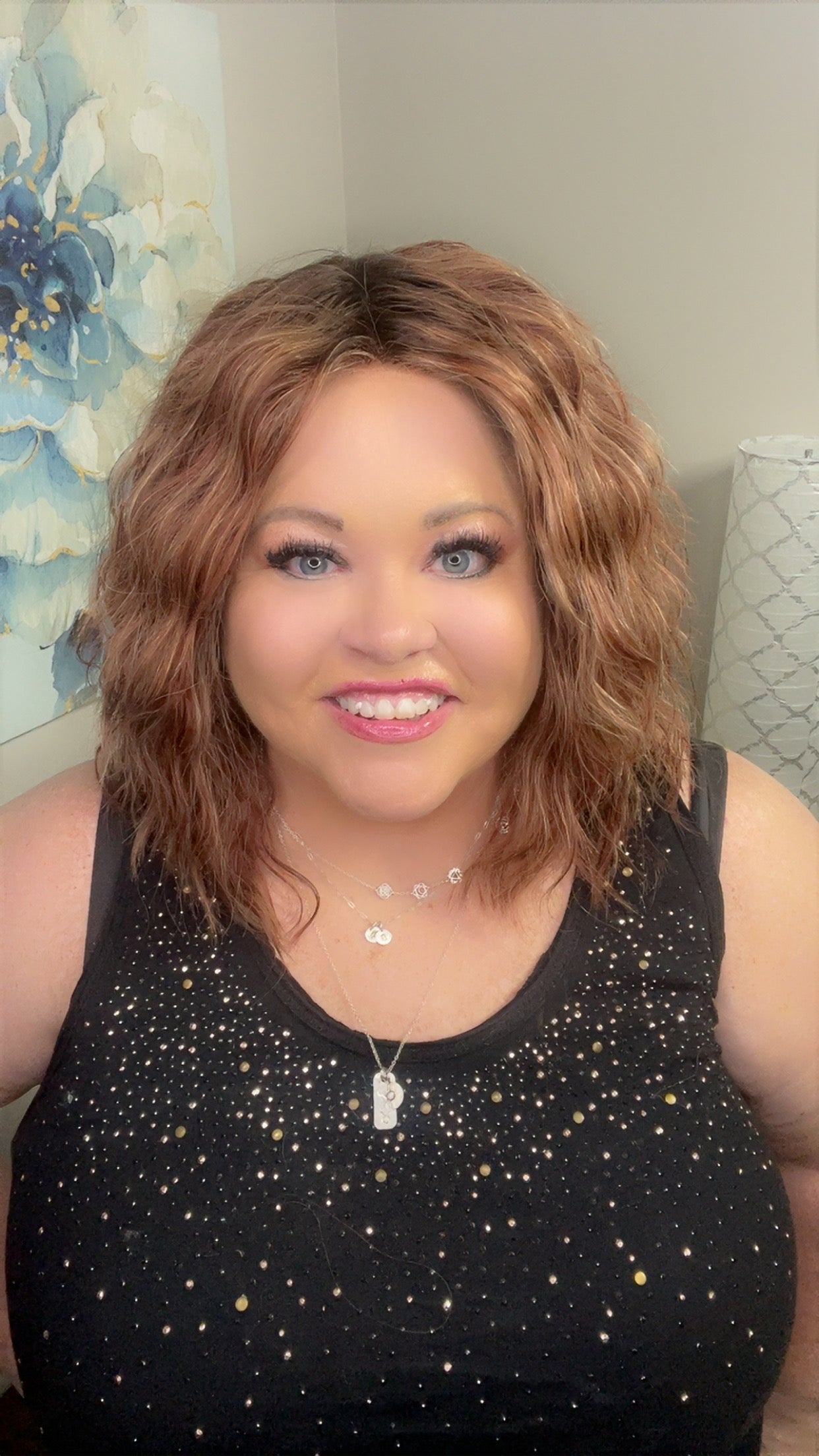 Paloma Human Hair 16" Hand-Tied Strawberry Mocha Swirl LW3