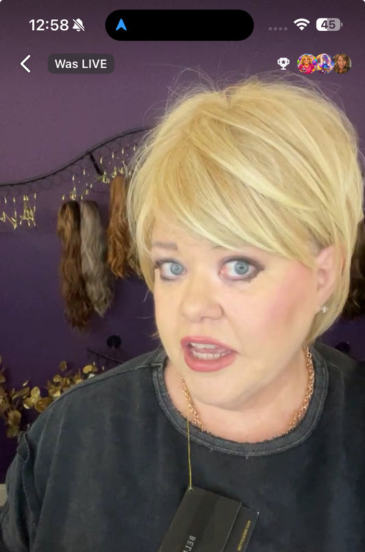 Bristol Buttercream Blonde NWT HS Luxury Wig by Belle Tress VA1 AC1