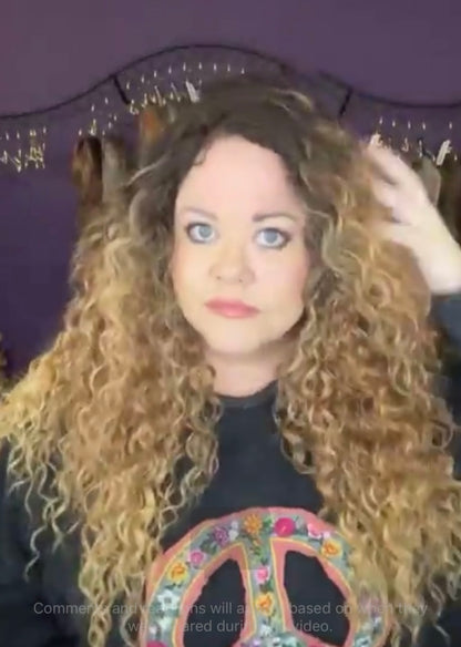 Boho Curls NWOT Basic Wig By Rebel Gypsy LW3-AC1