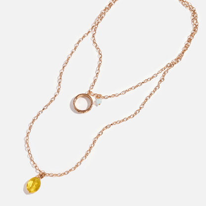 I Welcome Miracles Ring Original Necklace