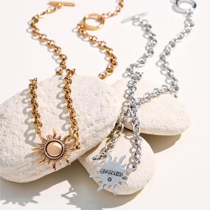 Grateful Sun Choker Necklace