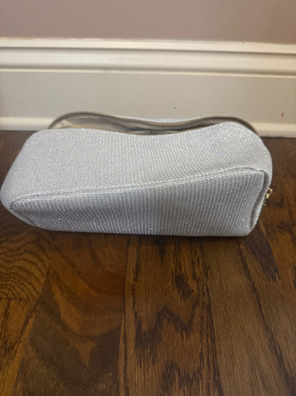 Silver Bling Cosmetic Bag with goodies