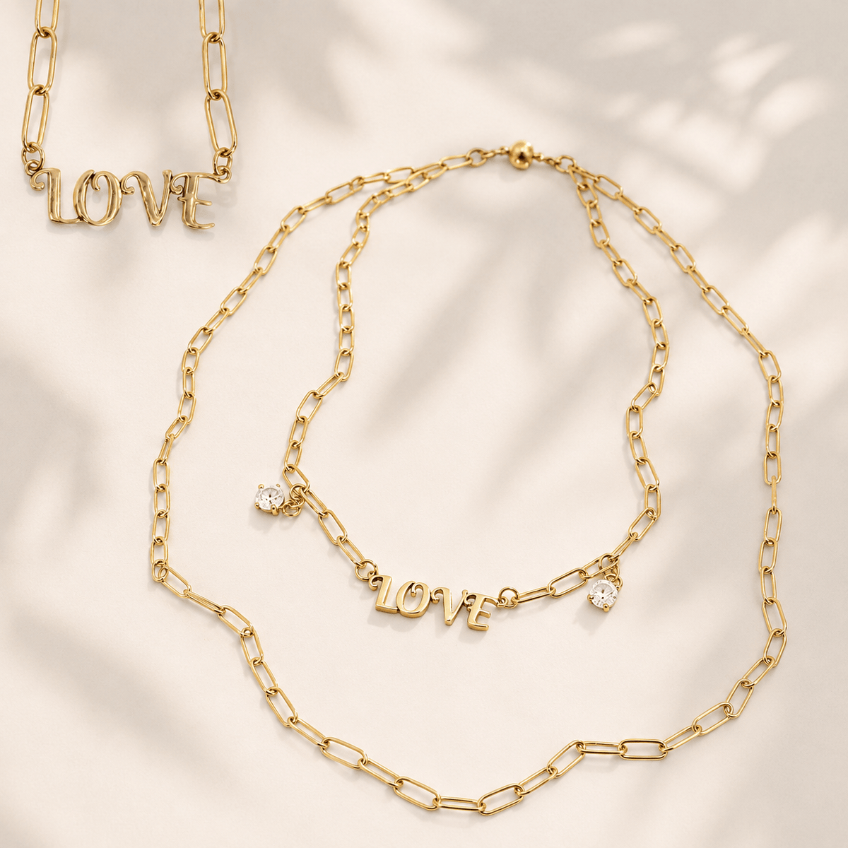 Love Long Chain Necklace