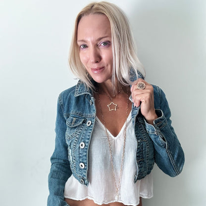 Peace & Love Star and Bird Original Lite Necklace