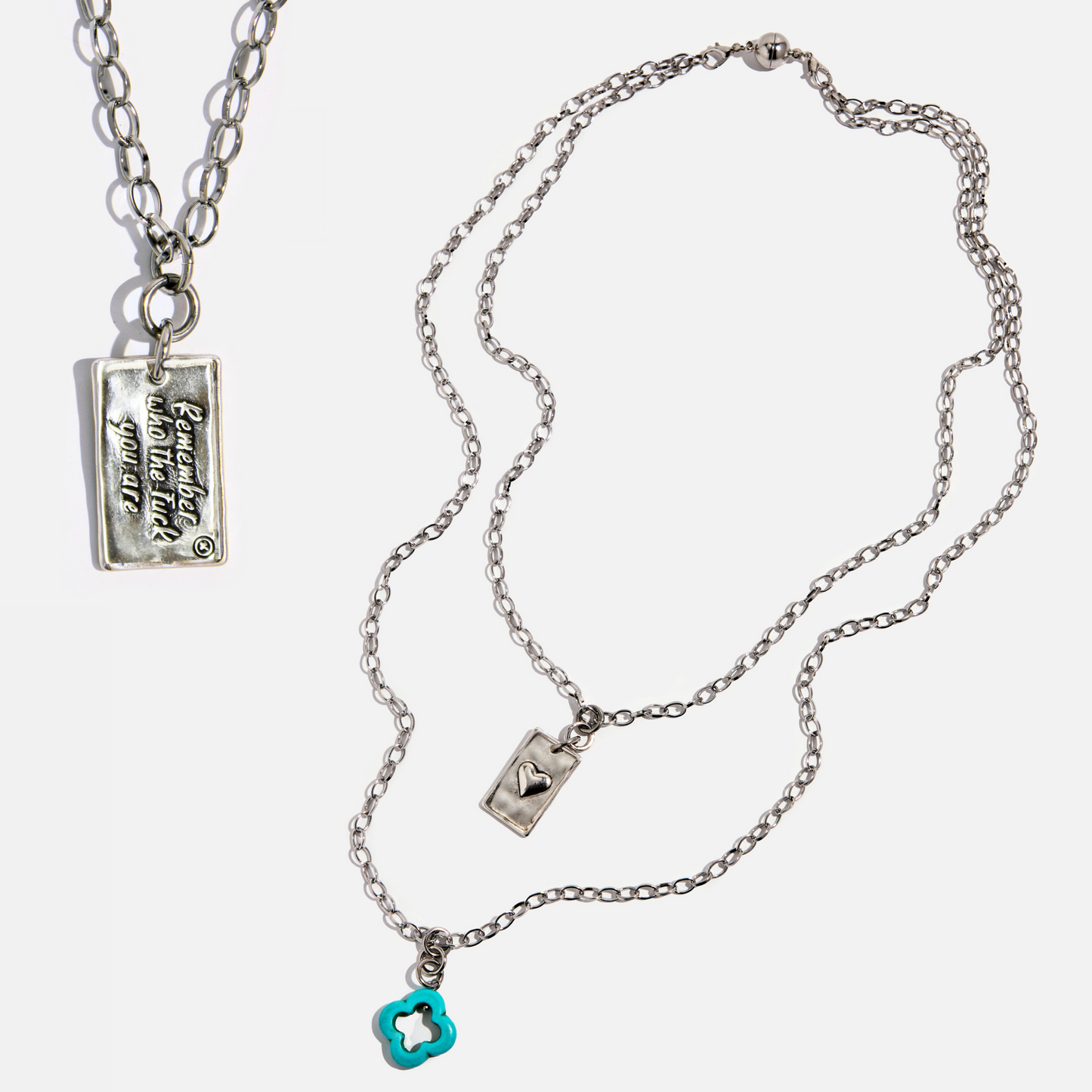 Remember Who the F*ck You Are Original Lite Necklace