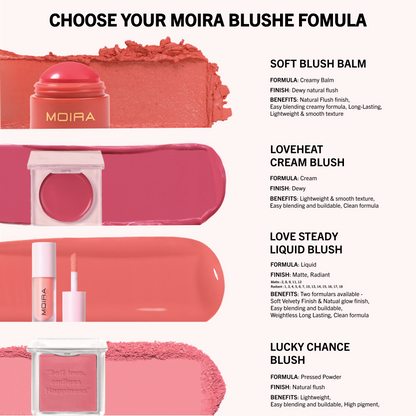 MOIRA Soft Blush Balm (009, Love Core) LW3
