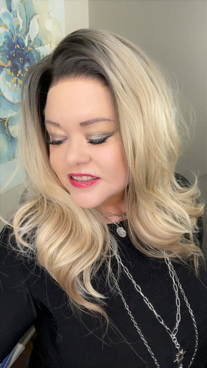 Ava Sugar Cookie Blonde Ascendant Luxury Wig LW3