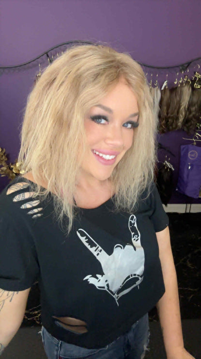 Rochelle Blonde Human Hair Wig LW3