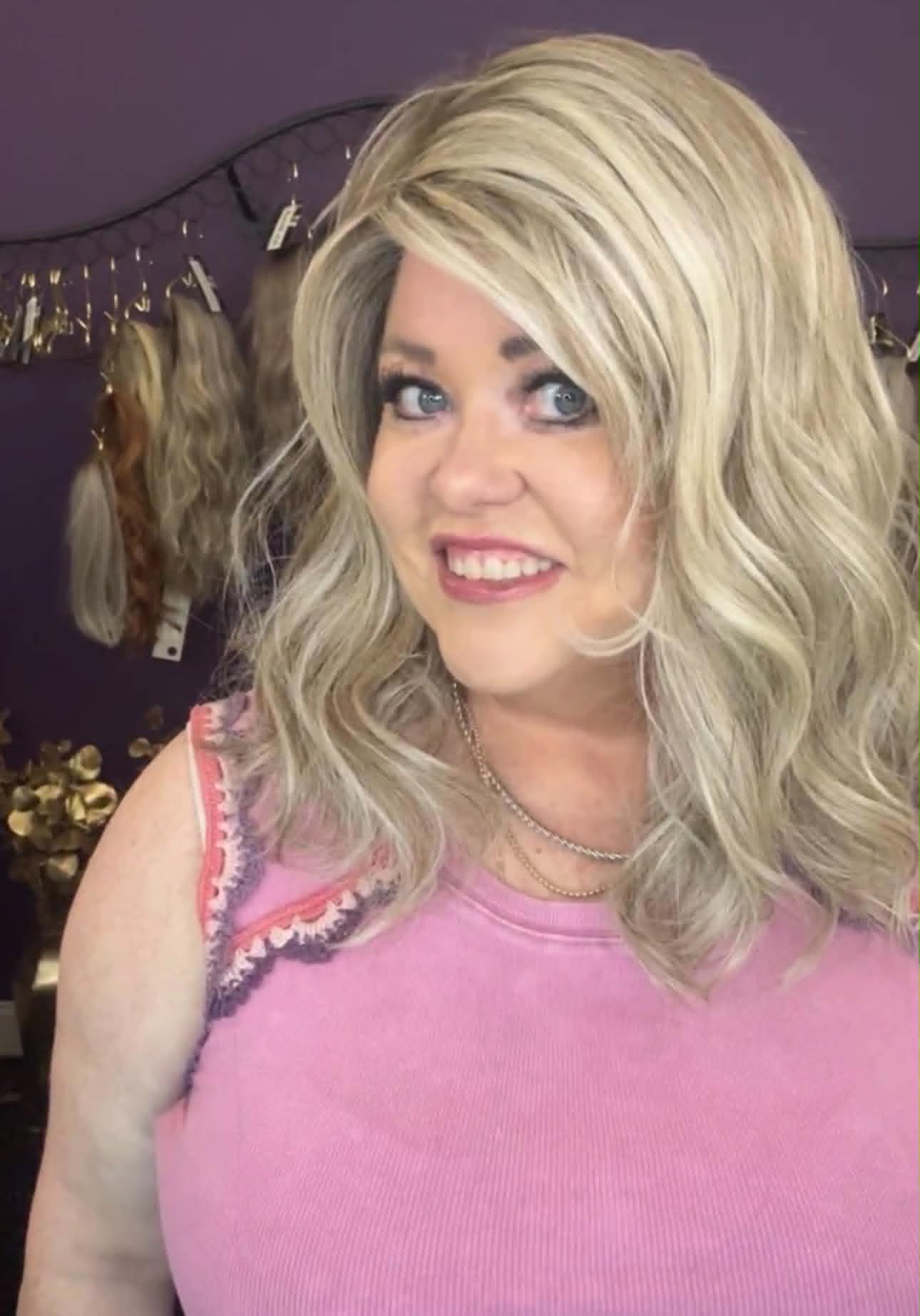 VIXEN GLAZED BLONDE HS Luxury Wig BY WFEW LW3 CV1