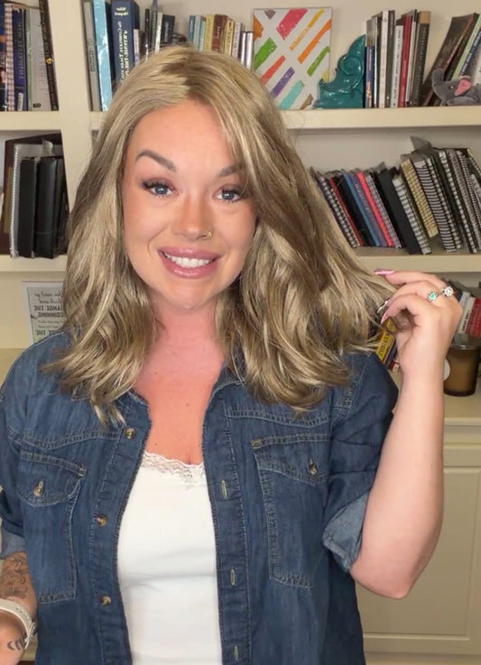 CAROLINE HS FULL MONO LUXURY Wig By Rebel Gypsy LW3 SZ1