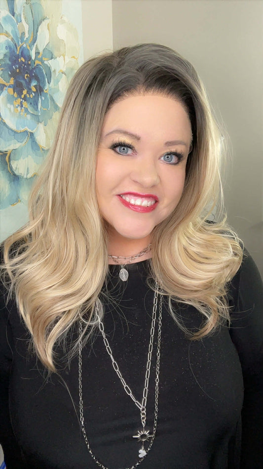 Ava Sugar Cookie Blonde Ascendant Luxury Wig LW3