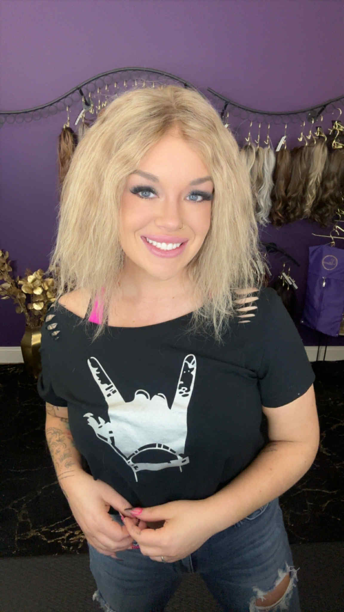 Rochelle Blonde Human Hair Wig LW3