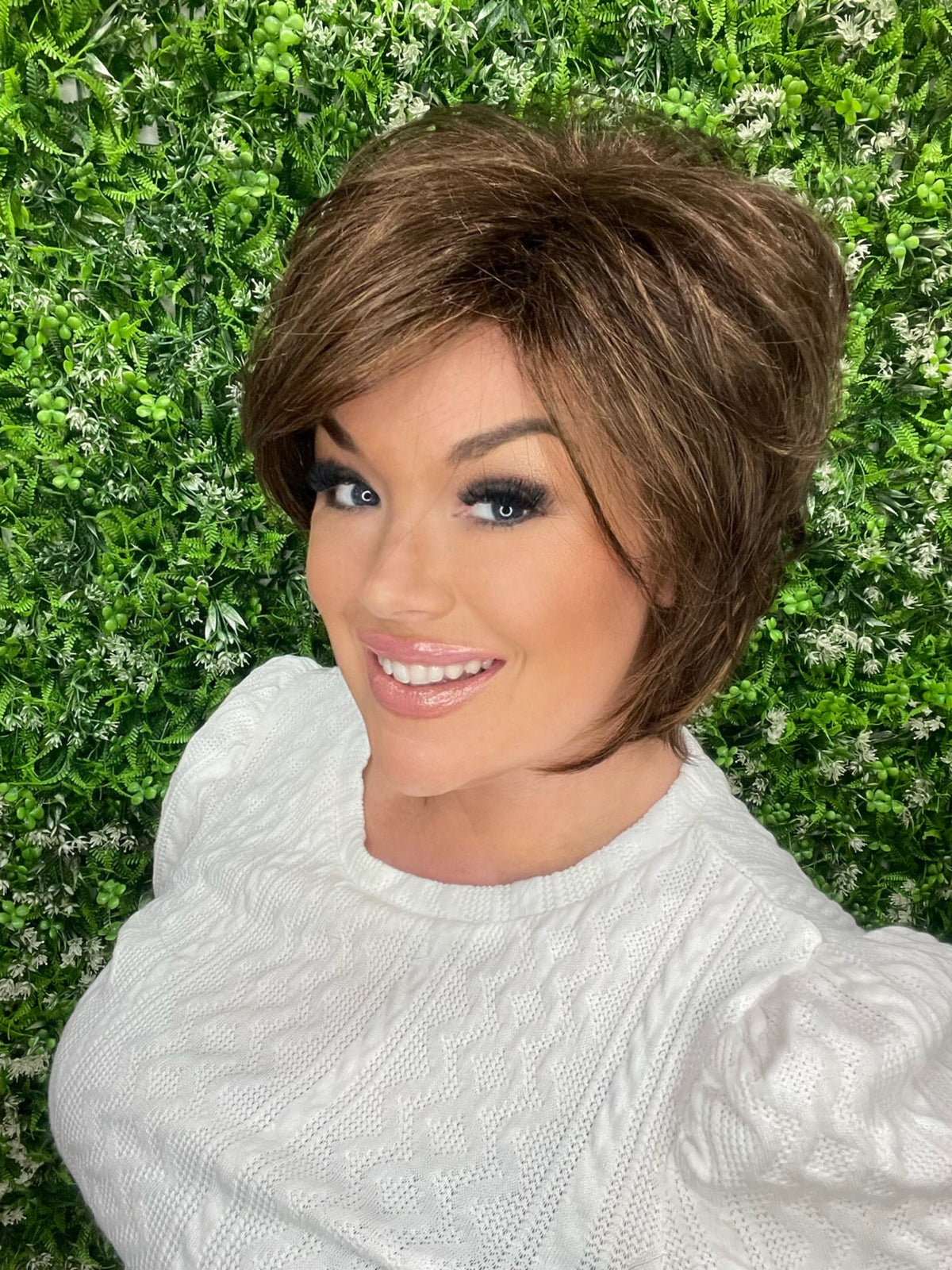 CHARLOTTE DEEP SEPIA NHS Luxury Wig LW4
