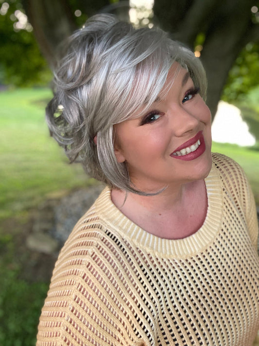 Charlotte Silver Shadow NHS Luxury Wig LW4
