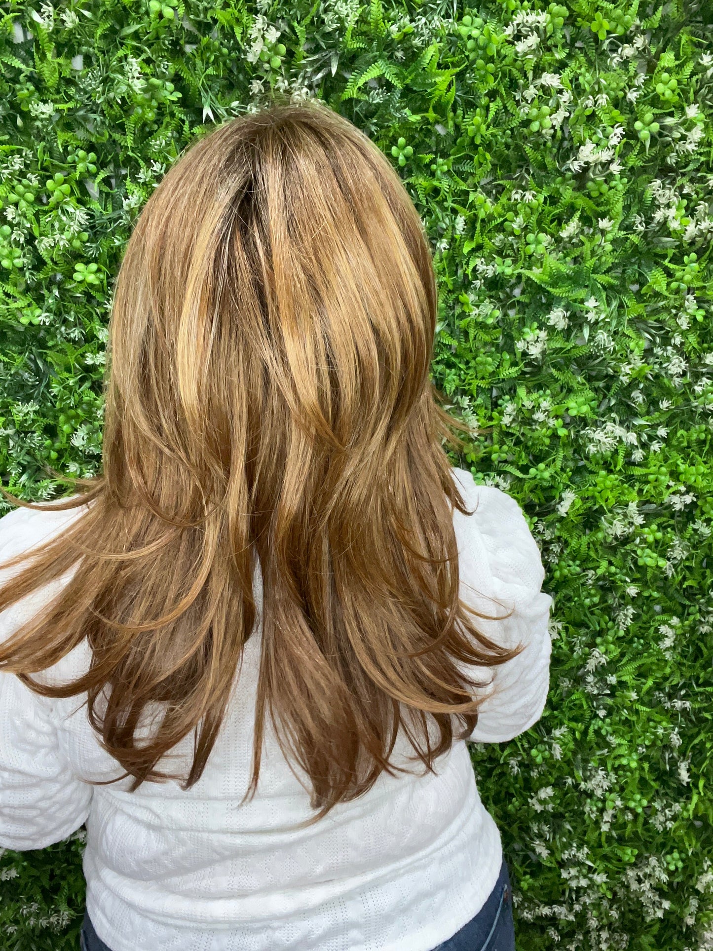 Aryn Nutmeg Blonde Human Hair Luxury Blend Wig LW3 SZ1