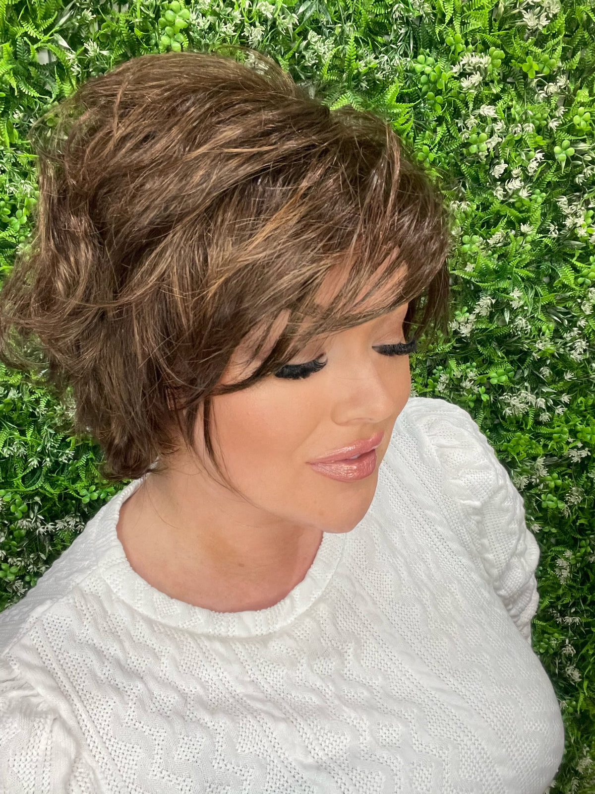 CHARLOTTE DEEP SEPIA NHS Luxury Wig LW4