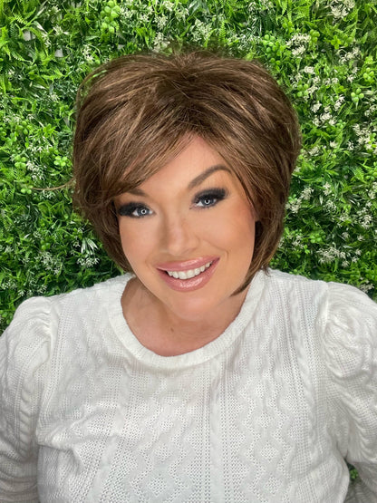 CHARLOTTE DEEP SEPIA NHS Luxury Wig LW4
