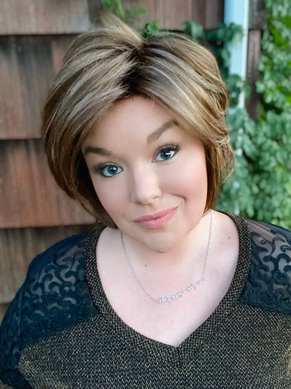 Charlotte Dark Amber NHS Luxury Wig LW4