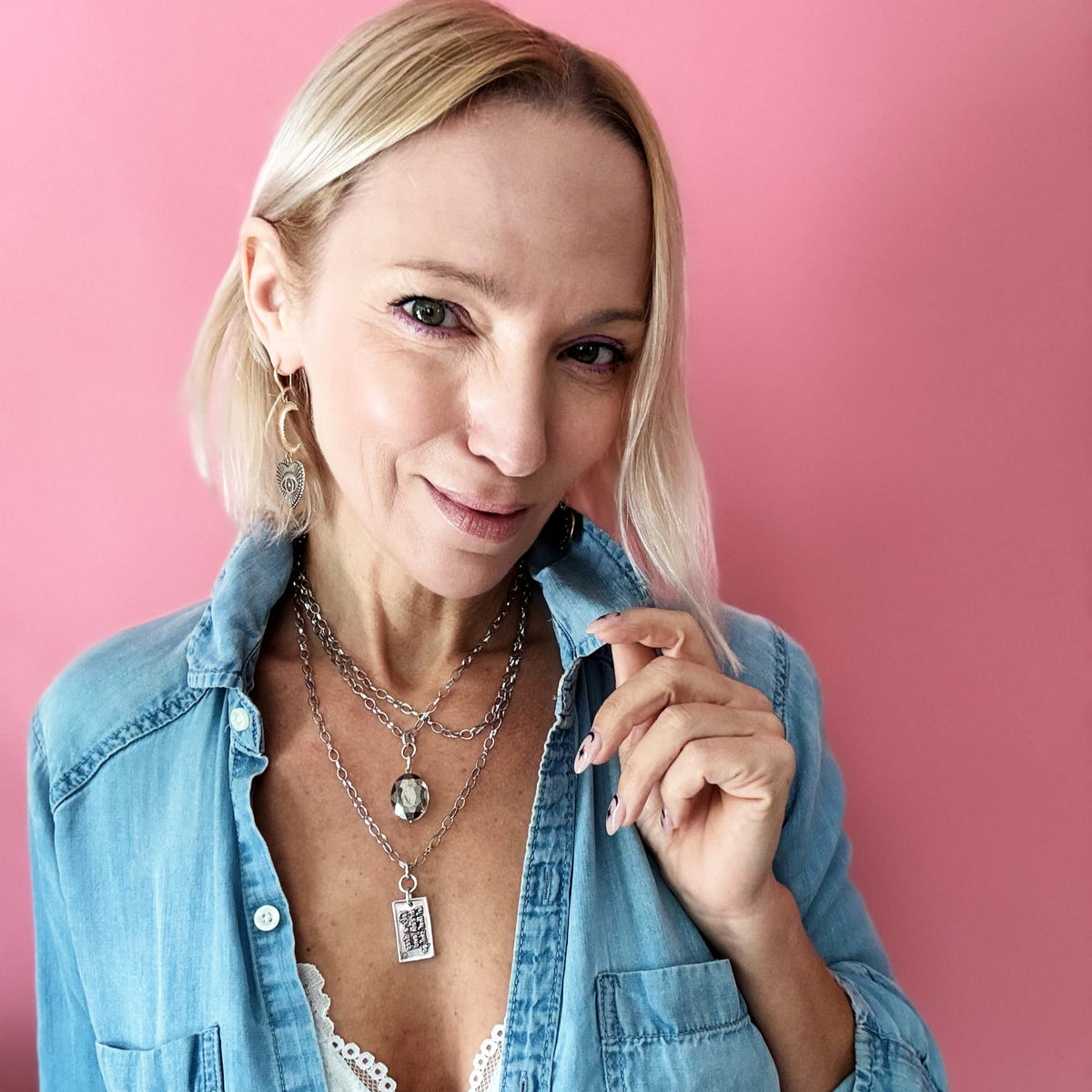 Take a Deep Breath and Let That Sh*t Go Original Lite Necklace